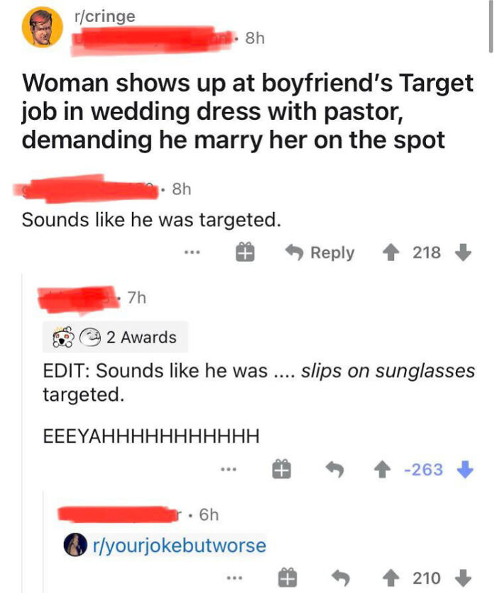 84 Comments That Were Downvoted To Oblivion For Good Or Completely Random Reasons 84 Comments That Were Downvoted To Oblivion For Good Or Completely Random Reasons