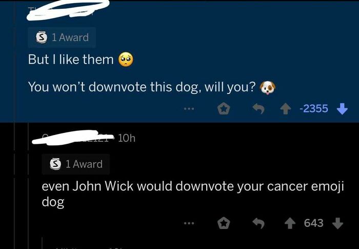 84 Comments That Were Downvoted To Oblivion For Good Or Completely Random Reasons 84 Comments That Were Downvoted To Oblivion For Good Or Completely Random Reasons