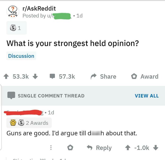 84 Comments That Were Downvoted To Oblivion For Good Or Completely Random Reasons 84 Comments That Were Downvoted To Oblivion For Good Or Completely Random Reasons