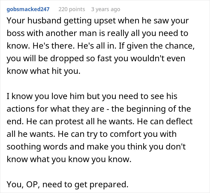 Woman Realizes Husband Might Be Obsessed With Her Boss, Things Get Way Creepier Woman Realizes Husband Might Be Obsessed With Her Boss, Things Get Way Creepier