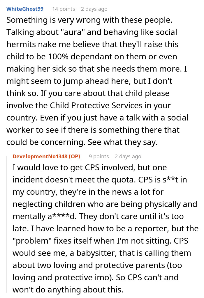 Parents Gaslight Babysitter For A Year About A Crying Baby While They Are The Problem All Along Parents Gaslight Babysitter For A Year About A Crying Baby While They Are The Problem All Along