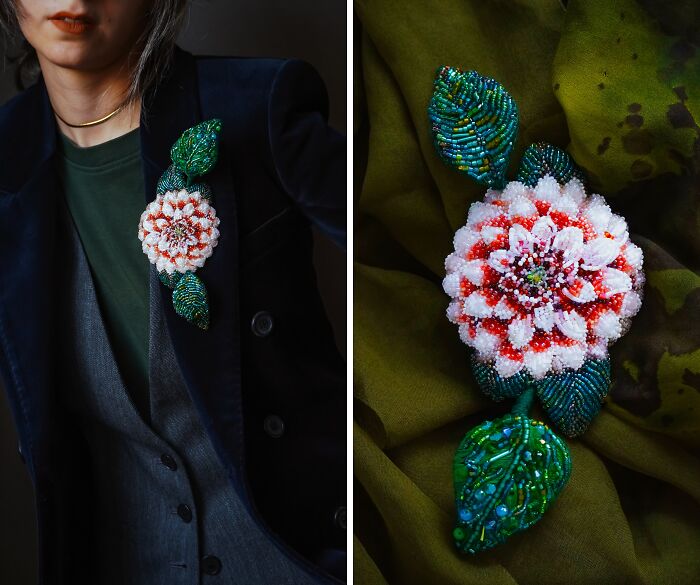 From Michael Jackson To Golden Globes Brooches: 40 Incredible Beaded Creations By Tiffany Pisani From Michael Jackson To Golden Globes Brooches: 40 Incredible Beaded Creations By Tiffany Pisani