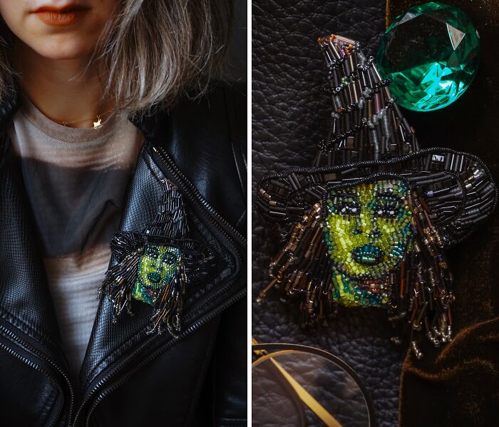 From Michael Jackson To Golden Globes Brooches: 40 Incredible Beaded Creations By Tiffany Pisani From Michael Jackson To Golden Globes Brooches: 40 Incredible Beaded Creations By Tiffany Pisani