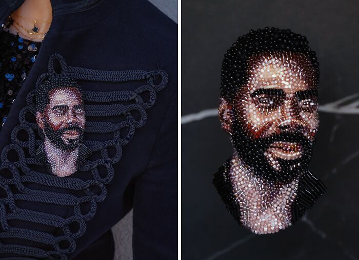 From Michael Jackson To Golden Globes Brooches: 40 Incredible Beaded Creations By Tiffany Pisani From Michael Jackson To Golden Globes Brooches: 40 Incredible Beaded Creations By Tiffany Pisani