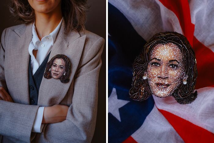 From Michael Jackson To Golden Globes Brooches: 40 Incredible Beaded Creations By Tiffany Pisani From Michael Jackson To Golden Globes Brooches: 40 Incredible Beaded Creations By Tiffany Pisani