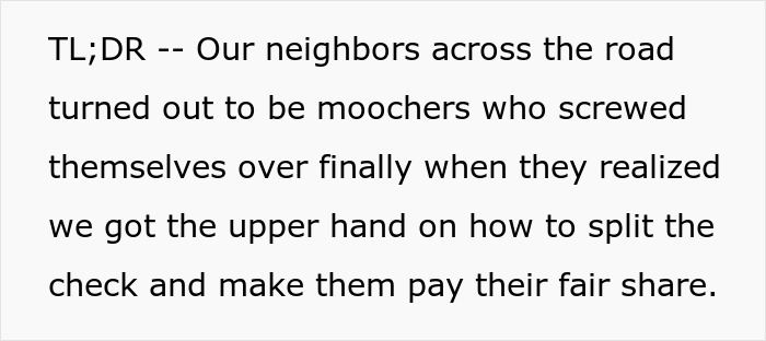 Couple Thinks They Found Fun Dinner Buddies, Realizes Neighbors Just Found Someone To Pay Their Bills