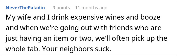 Couple Thinks They Found Fun Dinner Buddies, Realizes Neighbors Just Found Someone To Pay Their Bills