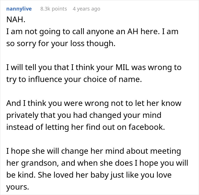 Widow Refuses To Honor Promise To Name Baby After Husband, Grieving MIL Livid And Confronts Her Widow Refuses To Honor Promise To Name Baby After Husband, Grieving MIL Livid And Confronts Her