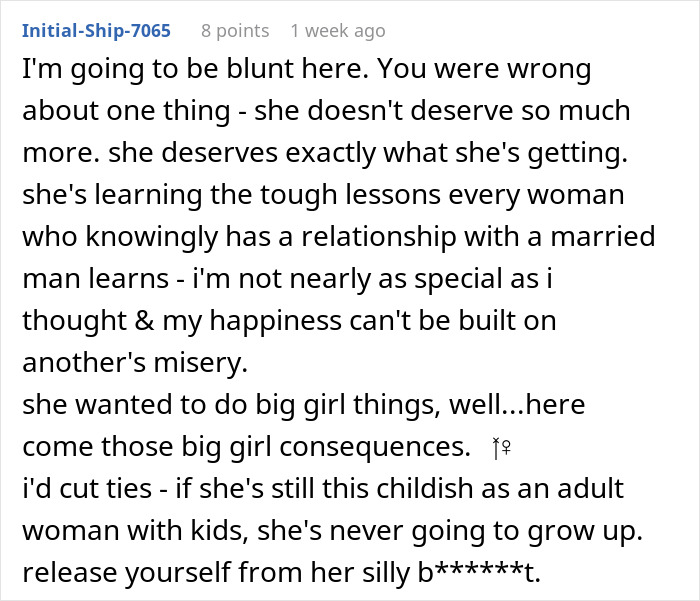 Woman Snaps At Bestie Over Her “Crusty” Cheating Husband, Refuses To Hear Another Word Woman Snaps At Bestie Over Her “Crusty” Cheating Husband, Refuses To Hear Another Word