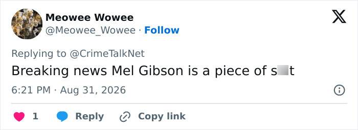 Mel Gibson Breaks Silence After Facing Furious Backlash For “Mocking” Deaf Interpreter At Fan Expo