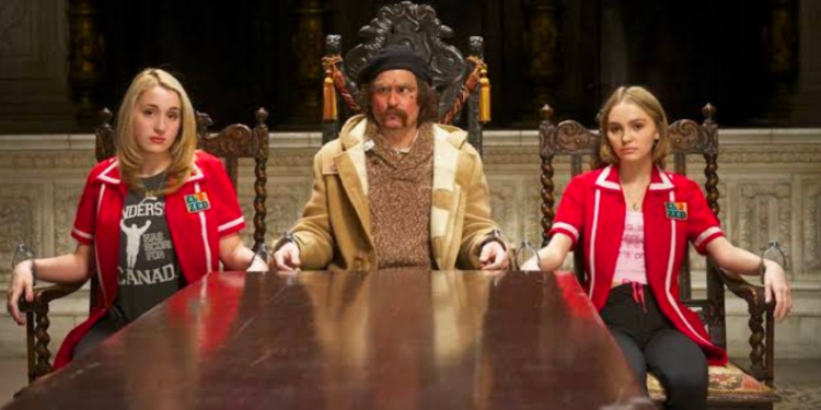 Johnny Depp and Lily-Rose Depp in Yoga Hosers Johnny Depp and Lily-Rose Depp in Yoga Hosers
