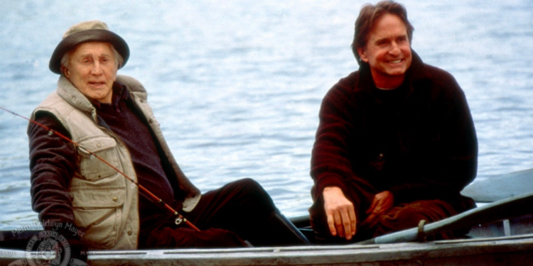 Kirk and Michael Douglas in It Runs in the Family Kirk and Michael Douglas in It Runs in the Family