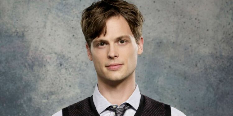 Matthew Gray Gubler with a grey back ground Matthew Gray Gubler with a grey back ground