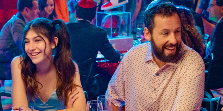 Adam Sandler and Sunny Sandler in You Are So Not Invited to My Bat Mitzvah Adam Sandler and Sunny Sandler in You Are So Not Invited to My Bat Mitzvah