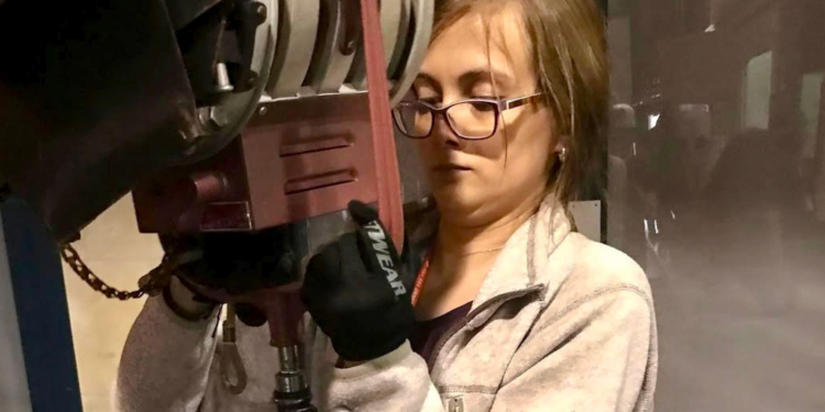 Tal Anderson behind the camera