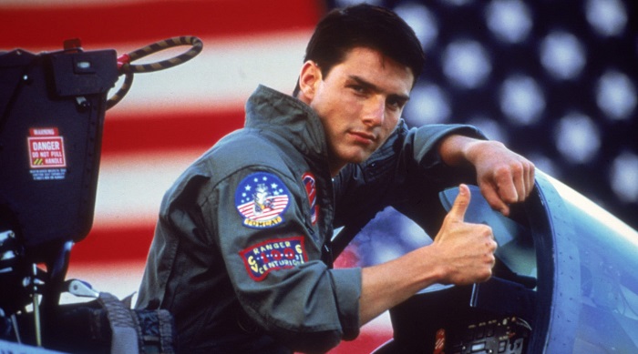 Tom Cruise in Top Gun
