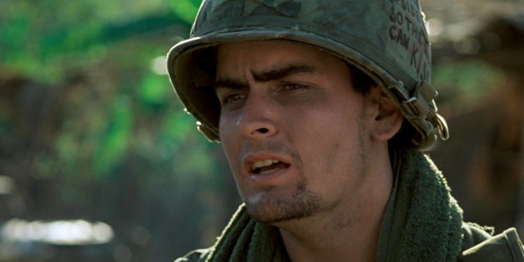 Charlie Sheen in Platoon (1986) Charlie Sheen in Platoon (1986)