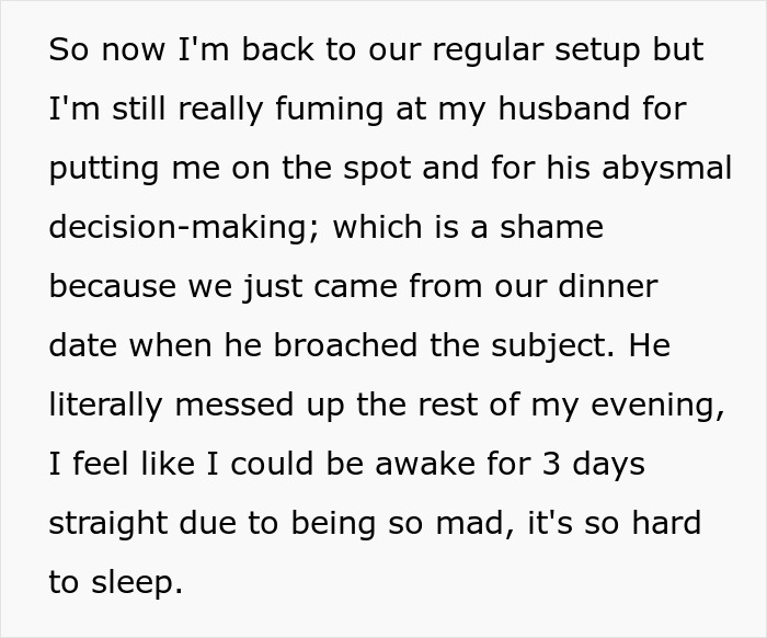Man&rsquo;s Abysmal Decision Making Forced Wife To Confront Her In-Laws And Defend Her Marital Bed
