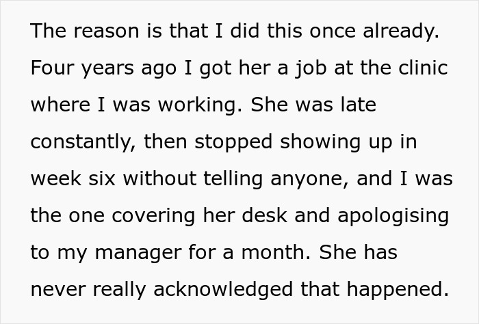 Woman Tells HR She Never Referred Anyone, Starts Massive Family Drama Woman Tells HR She Never Referred Anyone, Starts Massive Family Drama