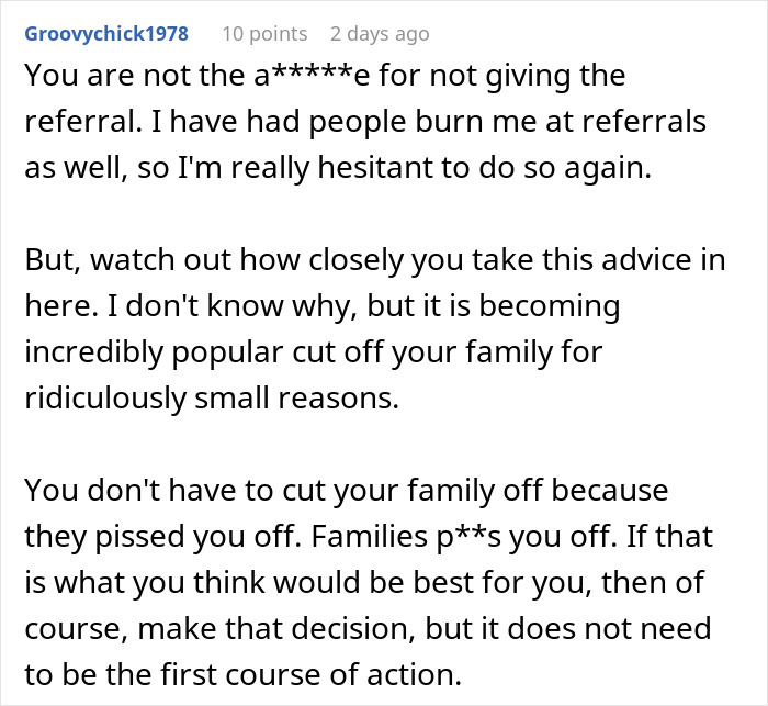Woman Tells HR She Never Referred Anyone, Starts Massive Family Drama Woman Tells HR She Never Referred Anyone, Starts Massive Family Drama