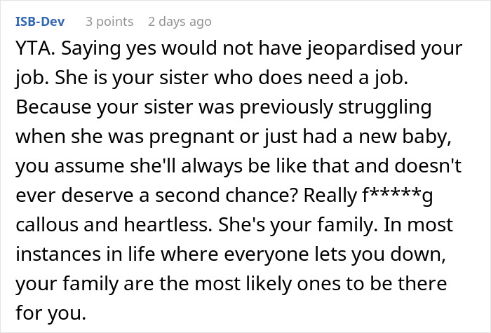 Woman Tells HR She Never Referred Anyone, Starts Massive Family Drama Woman Tells HR She Never Referred Anyone, Starts Massive Family Drama
