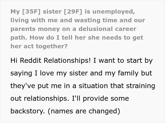 Sister’s Entitlement Has No Limits, She Can’t Believe Someone Actually Calls Her Out Sister’s Entitlement Has No Limits, She Can’t Believe Someone Actually Calls Her Out