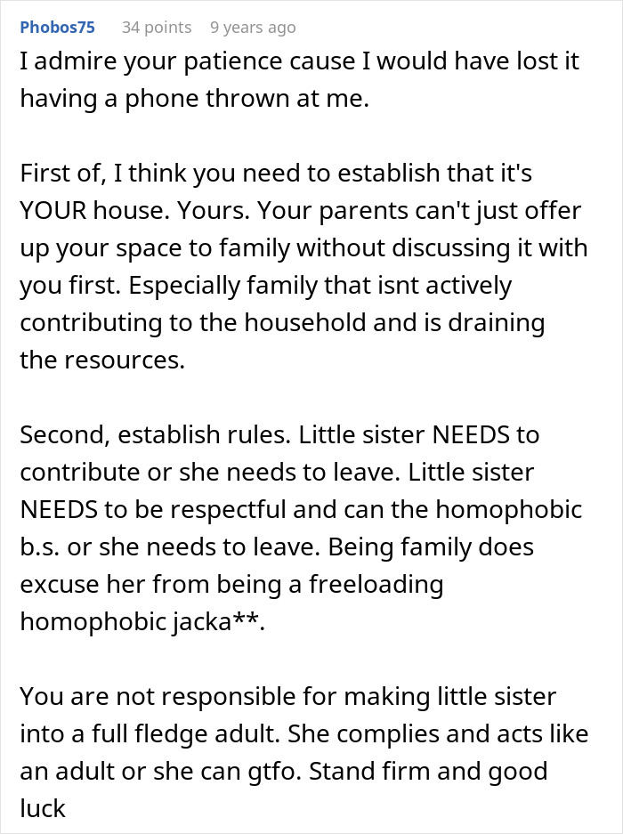 Sister’s Entitlement Has No Limits, She Can’t Believe Someone Actually Calls Her Out Sister’s Entitlement Has No Limits, She Can’t Believe Someone Actually Calls Her Out