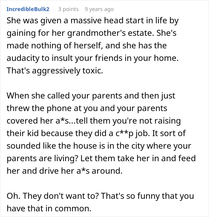 Sister’s Entitlement Has No Limits, She Can’t Believe Someone Actually Calls Her Out Sister’s Entitlement Has No Limits, She Can’t Believe Someone Actually Calls Her Out