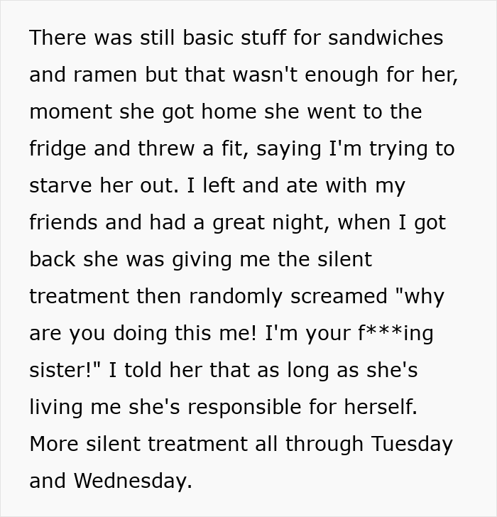 Sister’s Entitlement Has No Limits, She Can’t Believe Someone Actually Calls Her Out Sister’s Entitlement Has No Limits, She Can’t Believe Someone Actually Calls Her Out