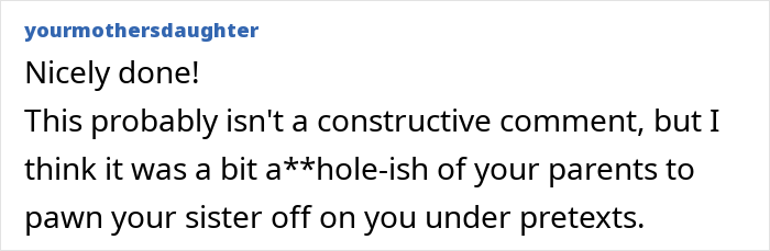 Sister’s Entitlement Has No Limits, She Can’t Believe Someone Actually Calls Her Out Sister’s Entitlement Has No Limits, She Can’t Believe Someone Actually Calls Her Out