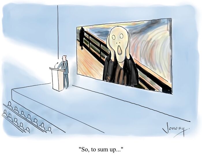 40 Brilliantly Dry Cartoons By Jonesy About The Absurdities Of Everyday Life