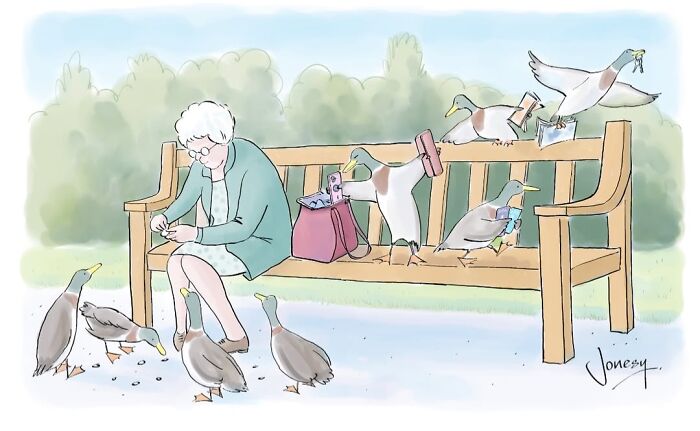40 Brilliantly Dry Cartoons By Jonesy About The Absurdities Of Everyday Life