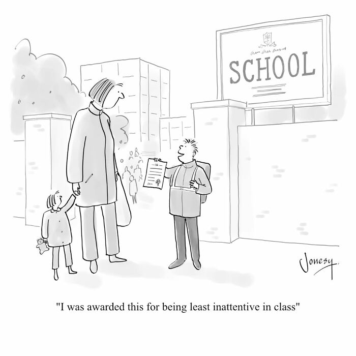 40 Brilliantly Dry Cartoons By Jonesy About The Absurdities Of Everyday Life