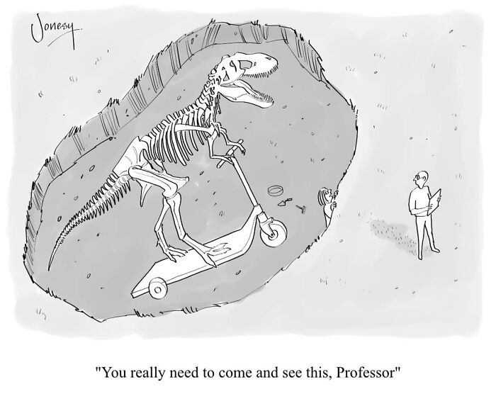 40 Brilliantly Dry Cartoons By Jonesy About The Absurdities Of Everyday Life