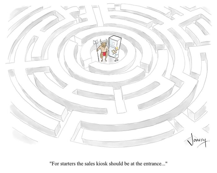 40 Brilliantly Dry Cartoons By Jonesy About The Absurdities Of Everyday Life