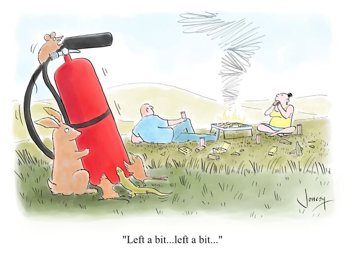 40 Brilliantly Dry Cartoons By Jonesy About The Absurdities Of Everyday Life