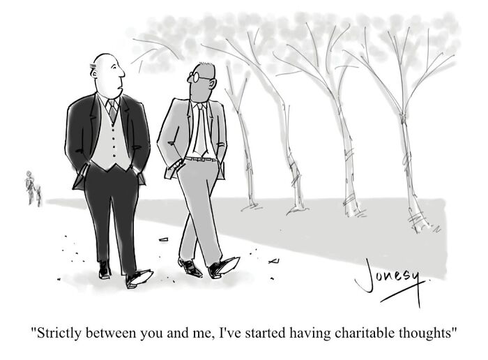 40 Brilliantly Dry Cartoons By Jonesy About The Absurdities Of Everyday Life