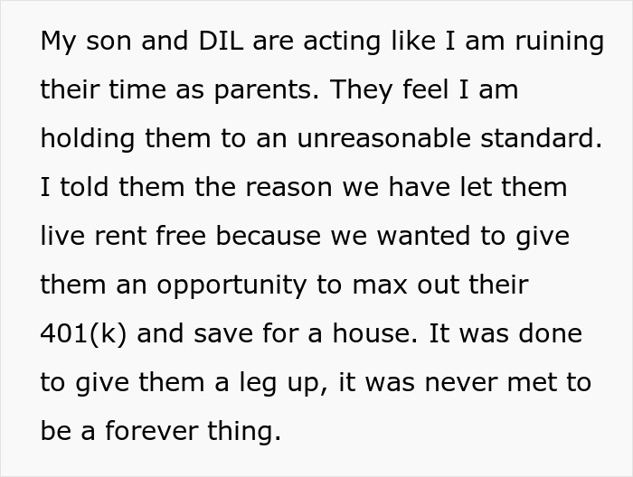 Parents Give Son Free Housing To Save For A Future, And He Builds A Freeloading Plan Around It Parents Give Son Free Housing To Save For A Future, And He Builds A Freeloading Plan Around It