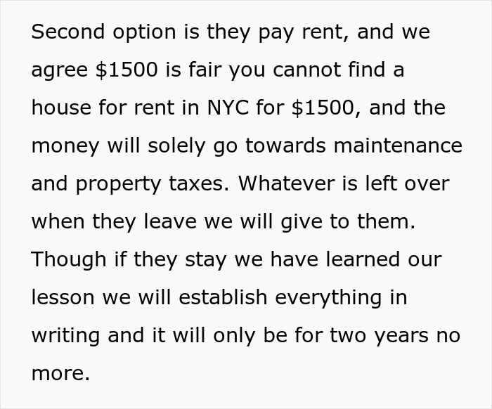 Parents Give Son Free Housing To Save For A Future, And He Builds A Freeloading Plan Around It Parents Give Son Free Housing To Save For A Future, And He Builds A Freeloading Plan Around It