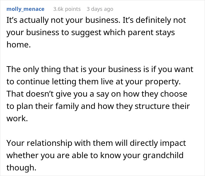 Parents Give Son Free Housing To Save For A Future, And He Builds A Freeloading Plan Around It Parents Give Son Free Housing To Save For A Future, And He Builds A Freeloading Plan Around It