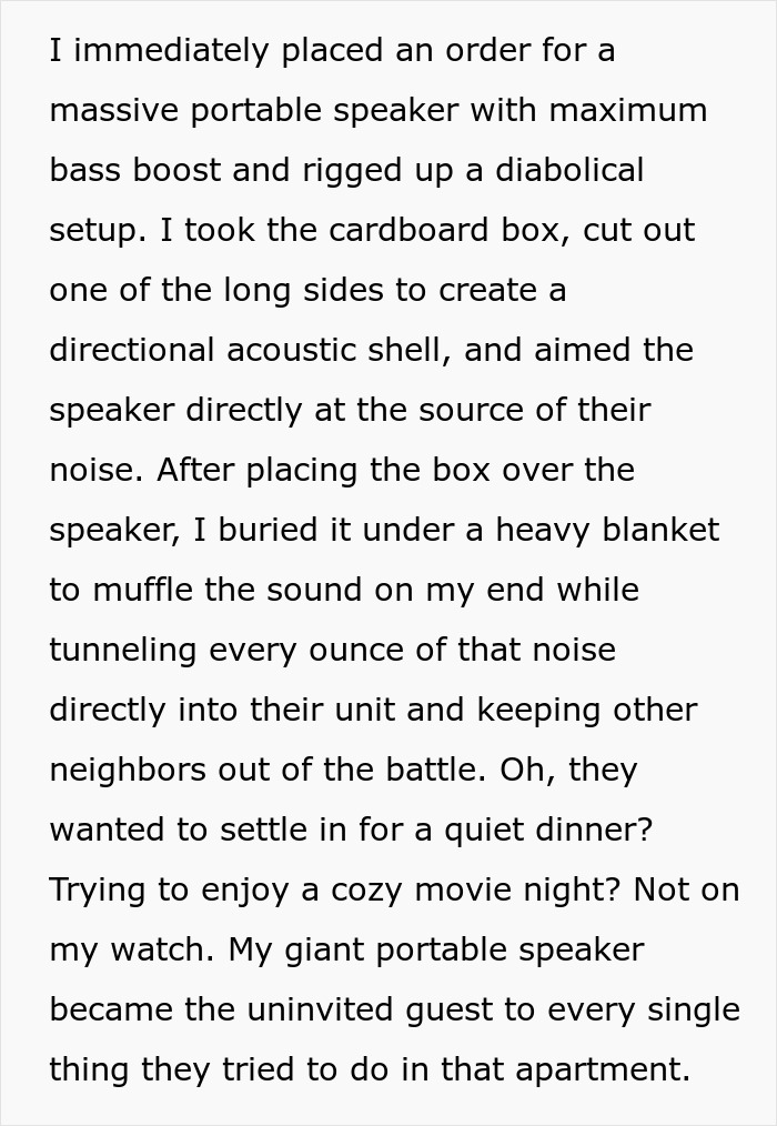 Noisy Neighbors Ignore Repeated Complaints, Person Finds A Creative Way To Make Them Regret It Noisy Neighbors Ignore Repeated Complaints, Person Finds A Creative Way To Make Them Regret It