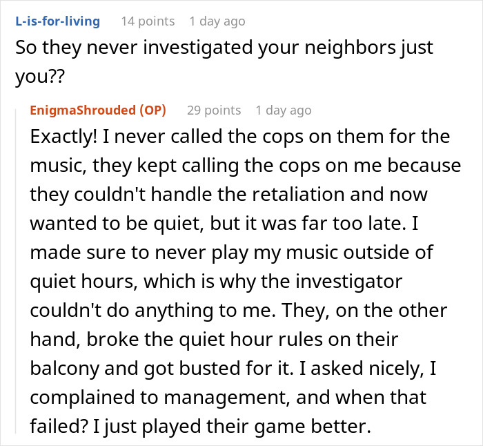 Noisy Neighbors Ignore Repeated Complaints, Person Finds A Creative Way To Make Them Regret It Noisy Neighbors Ignore Repeated Complaints, Person Finds A Creative Way To Make Them Regret It
