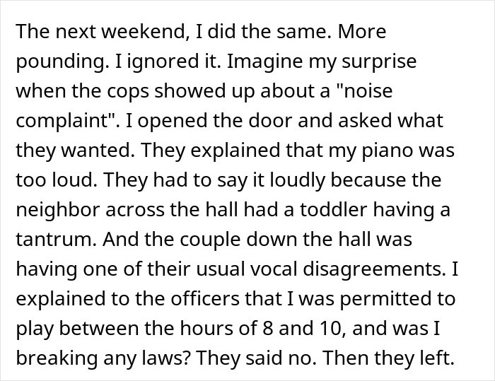 Noisy Neighbors Ignore Repeated Complaints, Person Finds A Creative Way To Make Them Regret It Noisy Neighbors Ignore Repeated Complaints, Person Finds A Creative Way To Make Them Regret It