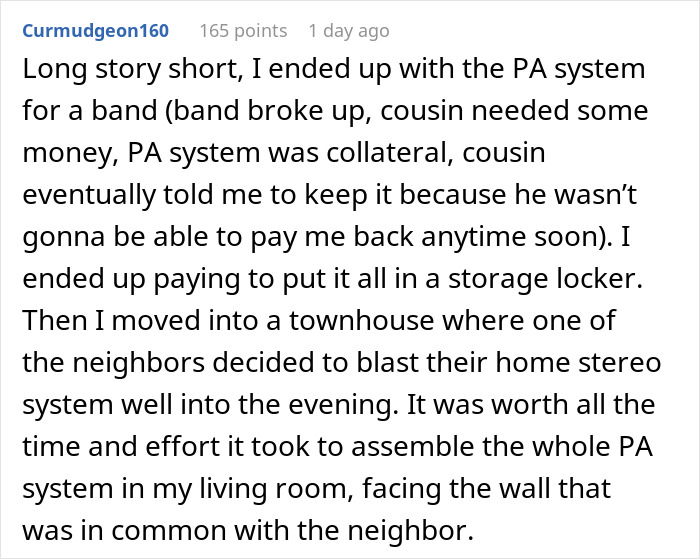 Noisy Neighbors Ignore Repeated Complaints, Person Finds A Creative Way To Make Them Regret It Noisy Neighbors Ignore Repeated Complaints, Person Finds A Creative Way To Make Them Regret It