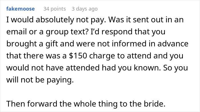 MOH Plays The Generous Host While Secretly Making The Guests Pay $150 Each For The Bridal Shower MOH Plays The Generous Host While Secretly Making The Guests Pay $150 Each For The Bridal Shower