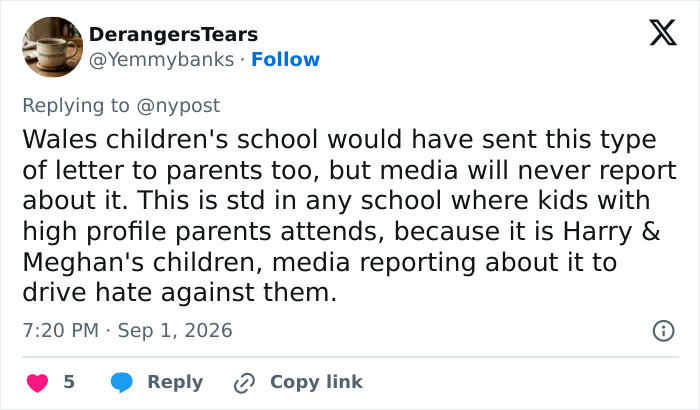 Harry And Meghan UK Return Sparks Tension, As Nearby Parents Receive Warning Letters Over New School Rules Harry And Meghan UK Return Sparks Tension, As Nearby Parents Receive Warning Letters Over New School Rules