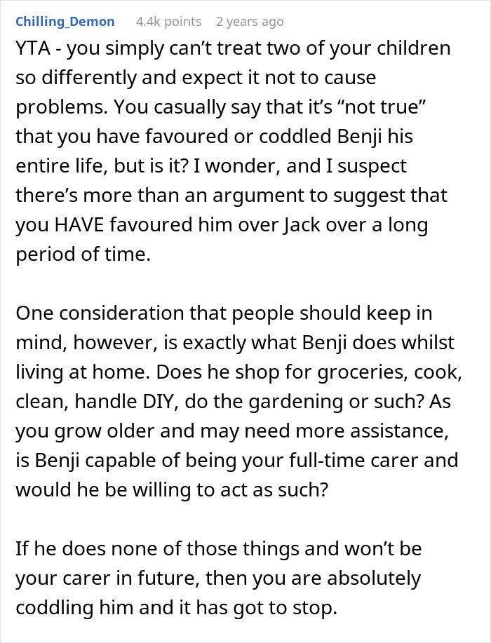 Son Builds A Successful Life, Mom Decides That’s Exactly Why His Brother Deserves Almost All Of The Inheritance Son Builds A Successful Life, Mom Decides That’s Exactly Why His Brother Deserves Almost All Of The Inheritance