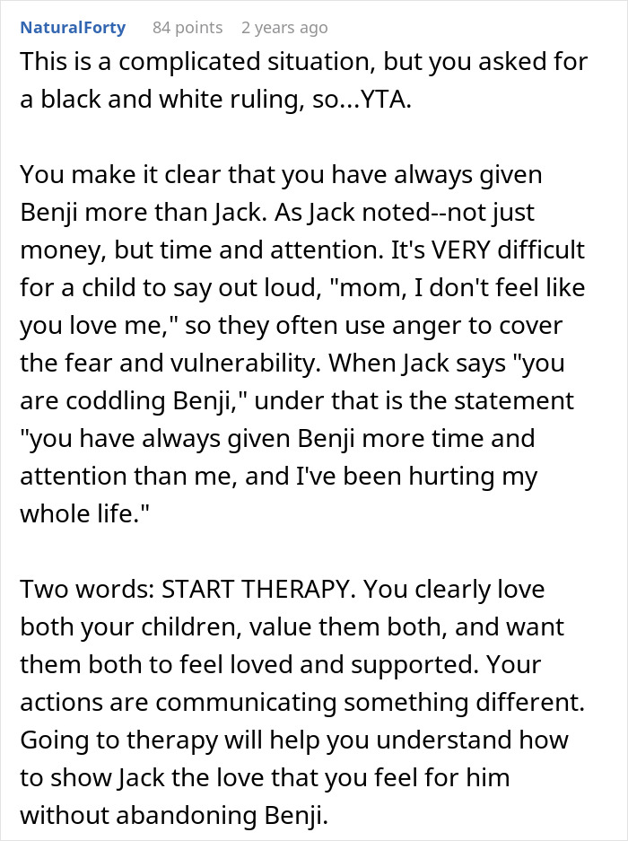 Son Builds A Successful Life, Mom Decides That’s Exactly Why His Brother Deserves Almost All Of The Inheritance Son Builds A Successful Life, Mom Decides That’s Exactly Why His Brother Deserves Almost All Of The Inheritance