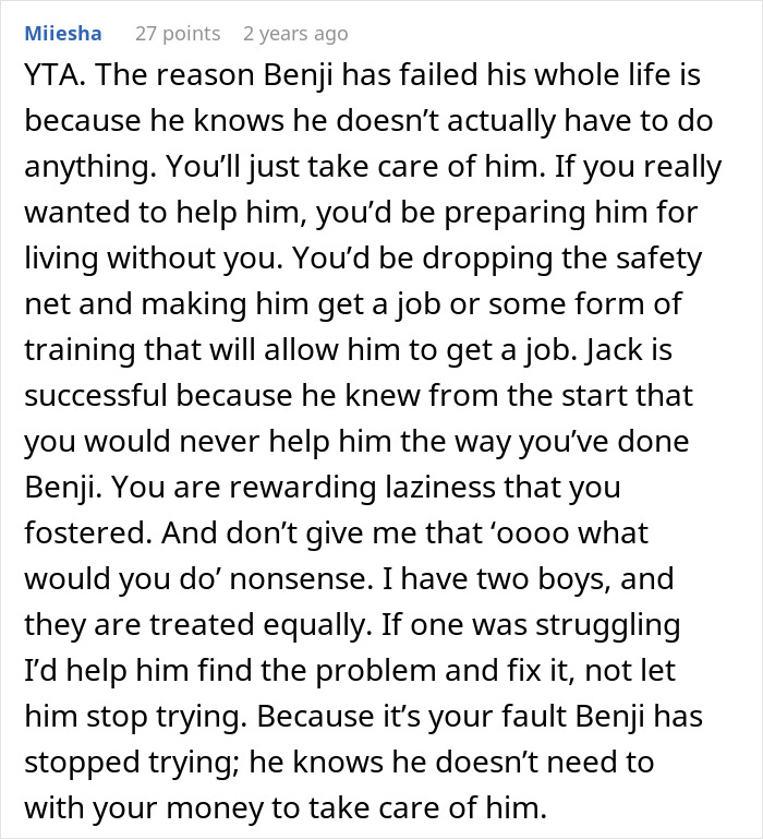 Son Builds A Successful Life, Mom Decides That’s Exactly Why His Brother Deserves Almost All Of The Inheritance Son Builds A Successful Life, Mom Decides That’s Exactly Why His Brother Deserves Almost All Of The Inheritance