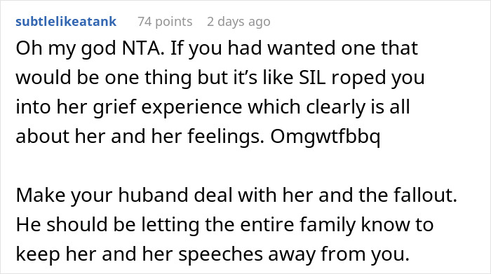 Woman Finds SIL’s Gift During Her Grief Period Insensitive And Disturbing And Somehow Offends Her Woman Finds SIL’s Gift During Her Grief Period Insensitive And Disturbing And Somehow Offends Her